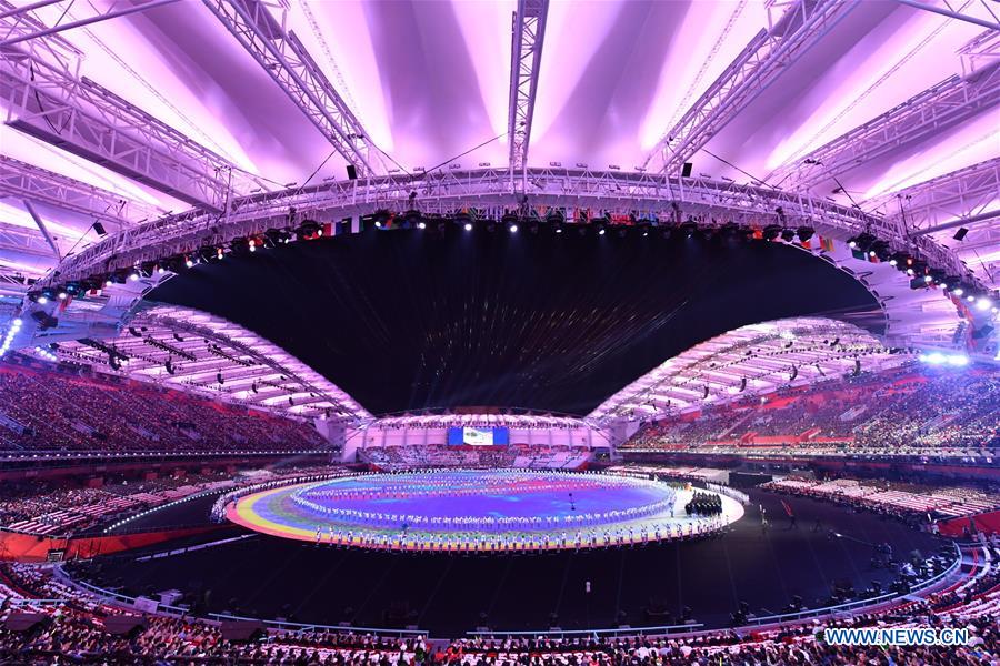 (SP)CHINA-WUHAN-7TH MILITARY WORLD GAMES-OPENING CEREMONY