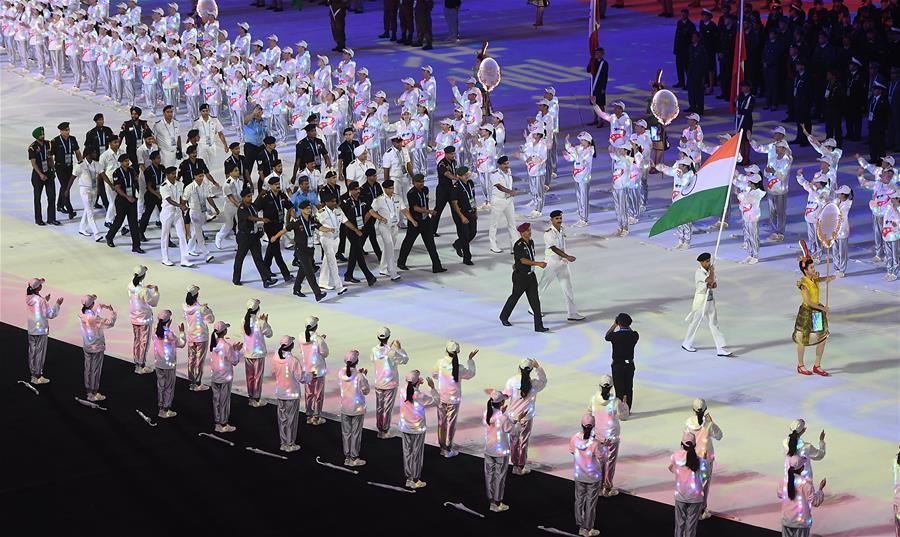 (SP)CHINA-WUHAN-7TH MILITARY WORLD GAMES-OPENING CEREMONY