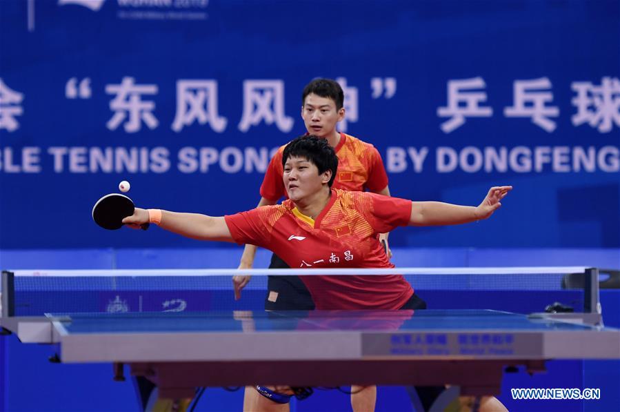 (SP)CHINA-WUHAN-7TH MILITARY WORLD GAMES-TABLE TENNIS(CN)