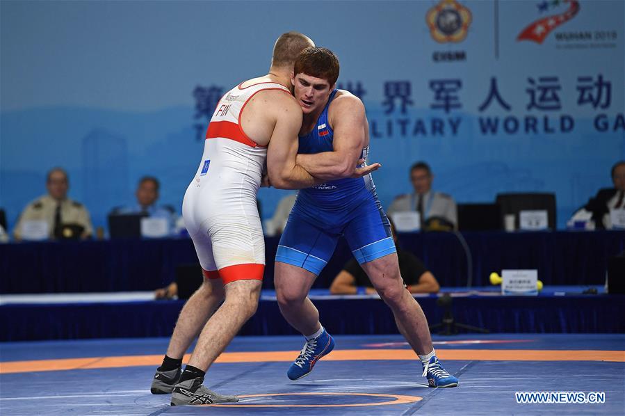 (SP)CHINA-WUHAN-7TH MILITARY WORLD GAMES-WRESTLING(CN)