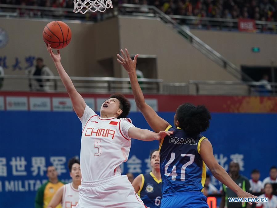 (SP)CHINA-WUHAN-7TH MILITARY WORLD GAMES-BASKETBALL