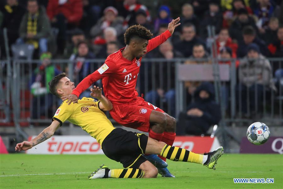 (SP)GERMANY-MUNICH-SOCCER-BUNDESLIGA-BAYERN MUNICH VS DORTMUND