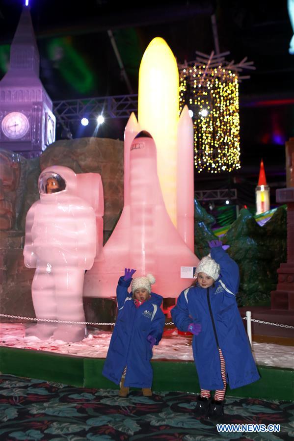 U.S.-TEXAS-GALVESTON-ICE SCULPTURE EXHIBITION