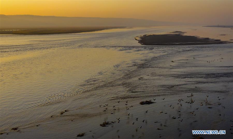 CHINA-SHAANXI-YELLOW RIVER-SUNRISE (CN)