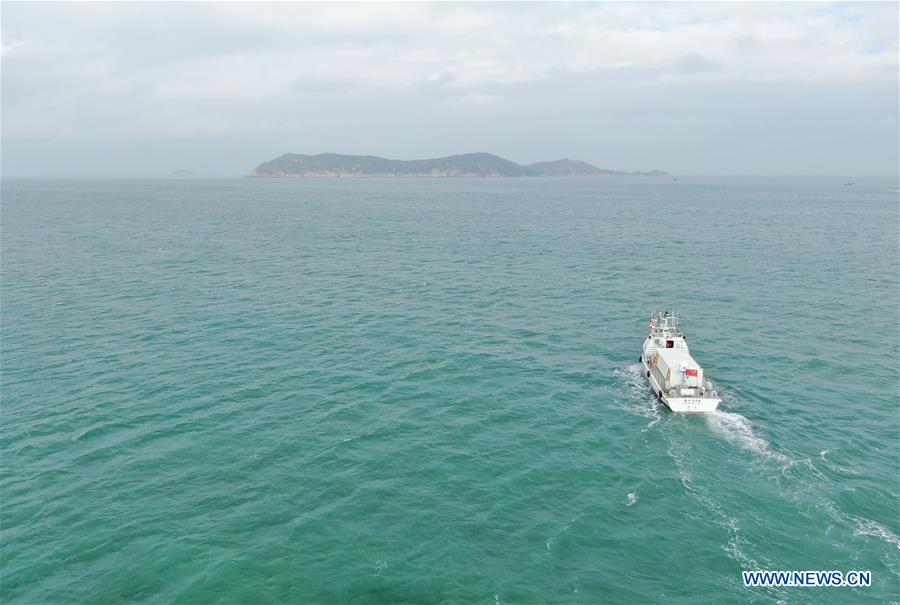 CHINA-GUANGDONG-ZHUHAI-JINDOUYUN-AUTONOMOUS CARGO SHIP-MAIDEN VOYAGE (CN)