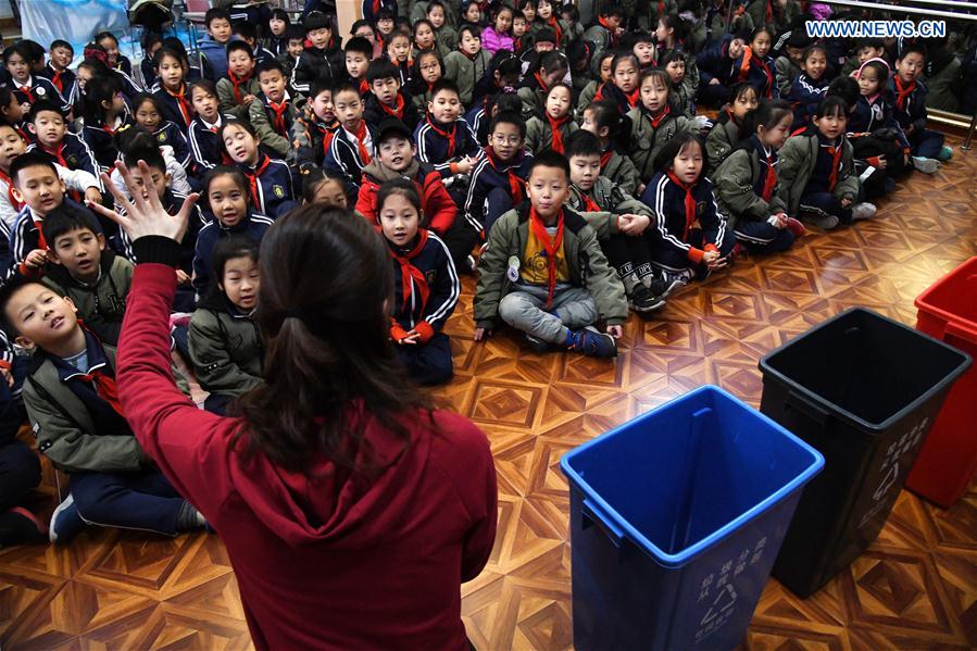 CHINA-SHANDONG-QINGDAO-GARBAGE CLASSIFICATION-PRIMARY SCHOOL (CN)