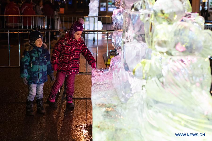 RUSSIA-MOSCOW-CHINA-HARBIN-ICE SCULPTURE