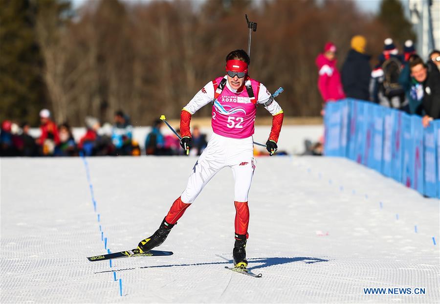 (SP)FRANCE-LES ROUSSES-WINTER YOG-BIATHLON-MEN'S 7.5KM SPRINT