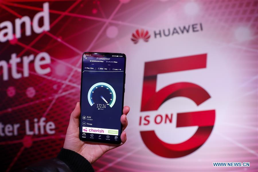 BRITAIN-LONDON-HUAWEI-5G NETWORK