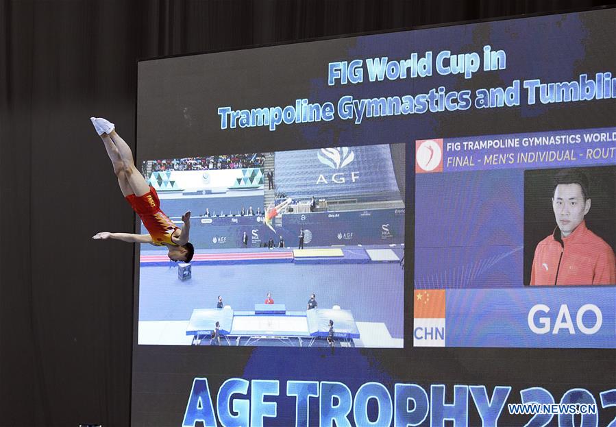 (SP)AZERBAIJAN-BAKU-FIG-WORLD CUP-TRAMPOLINE GYMNASTICS-MEN'S INDIVIDUAL FINAL